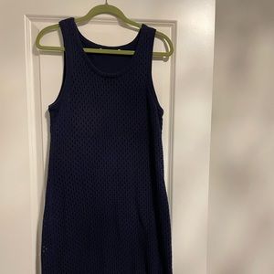 Michael Kors, navy blue knit dress, sz Large